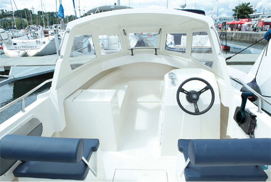 Admiral ProFish 560 with Mercury 60 & trailer. Bottom Line Isle of Man